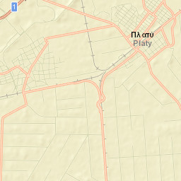 Platý Street Map