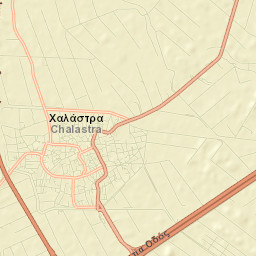 Chalástra Street Map