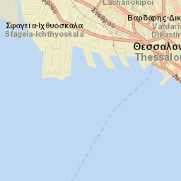 Thessaloníki Street Map