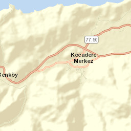 Kocadere Street Map