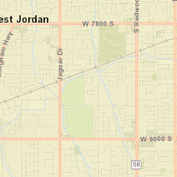 West Jordan, Utah Street Map