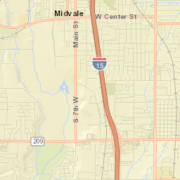 Midvale Street Map
