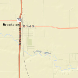 Brookston Street Map
