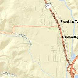 Strasburg Street Map