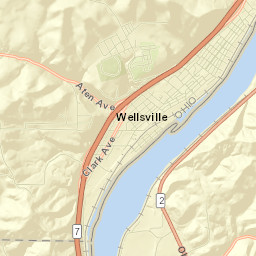 Wellsville Street Map