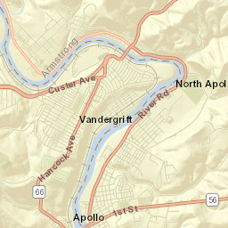 North Apollo Street Map