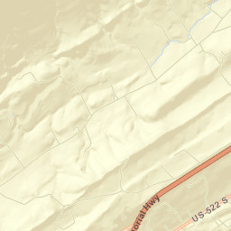 Mifflin County Street Map