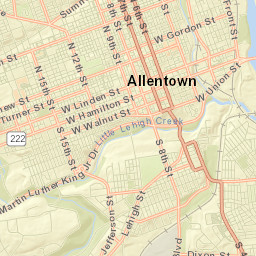 Allentown Street Map