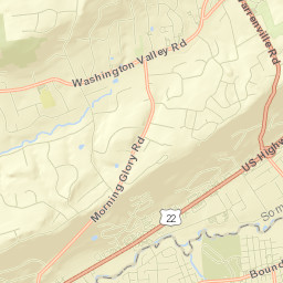 Warren Township Street Map