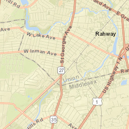 Rahway Street Map