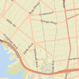 Gravesend Street Map