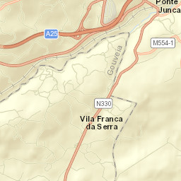 Vila Franca da Serra Street Map