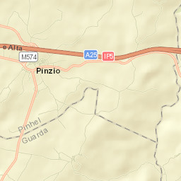 Pínzio Street Map