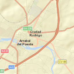 Ciudad Rodrigo Street Map