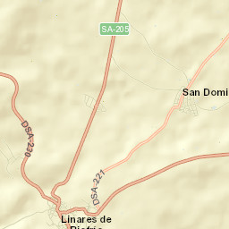 Linares de Riofrío Street Map