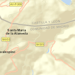 Santa María de la Alameda Street Map