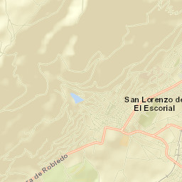 San Lorenzo de El Escorial Street Map