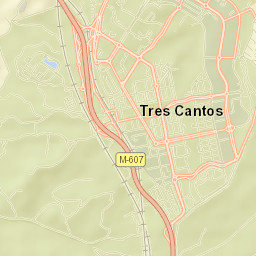 Tres Cantos Street Map