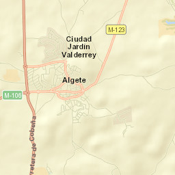 Algete Street Map