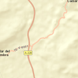 Camarillas Street Map
