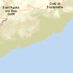 Sant'Agata sui Due Golfi Street Map