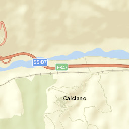 Calciano Street Map