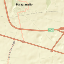 Palagianello Street Map