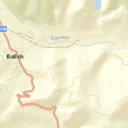 Ballsh Street Map