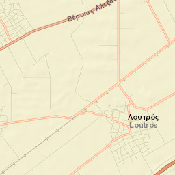 Loutrós Street Map