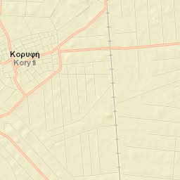Koryfí Street Map