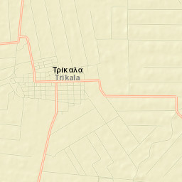 Tríkala Street Map