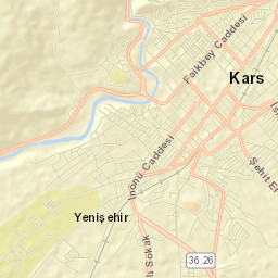 Kars Street Map