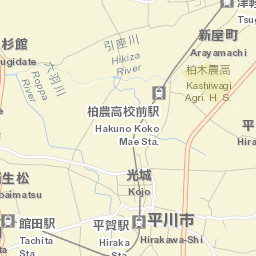 Hirakawa Street Map