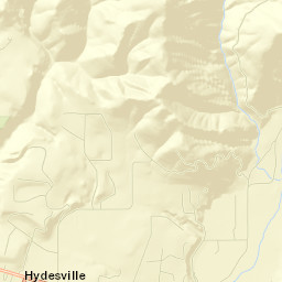 Hydesville Street Map