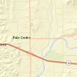 Palo Cedro Street Map