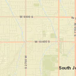9498 Vista Park Lane, South Jordan, UT Street Map