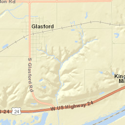Glasford Street Map