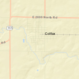 Colfax Street Map