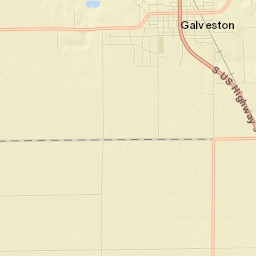 Galveston Street Map