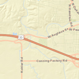 Auglaize County Street Map