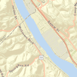 Leetsdale Street Map