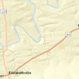 Elizabethville Street Map