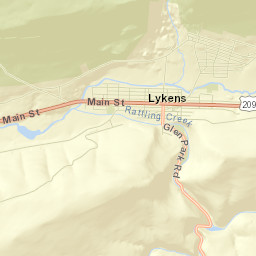 Lykens Street Map