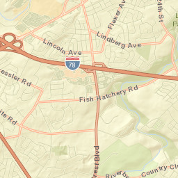 Dorneyville Street Map