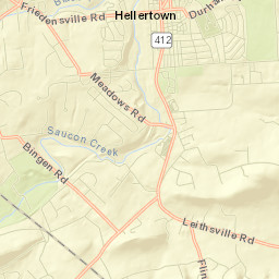 Hellertown Street Map