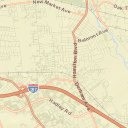 South Plainfield Street Map