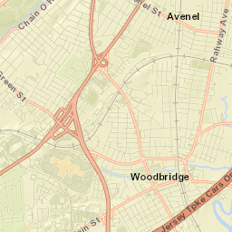 Woodbridge Street Map