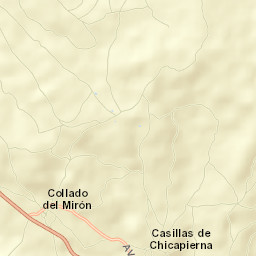 Collado del Mirón Street Map