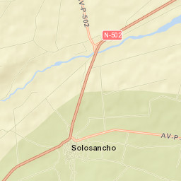 Solosancho Street Map