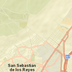 San Sebastián de los Reyes Street Map